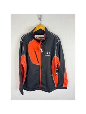 Kubota Choko Lethal II Jacket Mens XL Black Orange Softshell BG01-3497